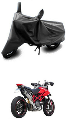 Vedika Collection Two Wheeler Cover for Ducati(Grey)