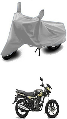 Utkarsh Two Wheeler Cover for Bajaj(Discover, Silver)