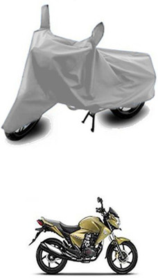 Utkarsh Two Wheeler Cover for Honda(Dazzler, Silver)