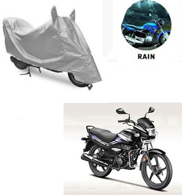 RPSENTTERPR Waterproof Two Wheeler Cover for Hero(Super Splendor, Silver)