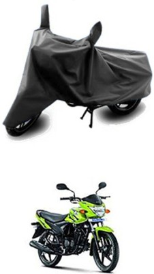 Vedika Collection Two Wheeler Cover for Suzuki(Hayate, Grey)