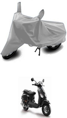 Utkarsh Two Wheeler Cover for Piaggio(Piaggio Vespa, Silver)