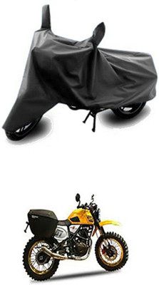 WildKraftZ Two Wheeler Cover for Universal For Bike(Scrambler, Grey)