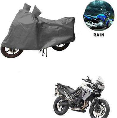 RPSENTTERPR Waterproof Two Wheeler Cover for Triumph(Tiger 800 XR, Grey)