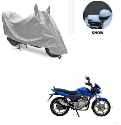 RPSENTTERPR Waterproof Two Wheeler Cover for Bajaj(DTS-i, Silver)