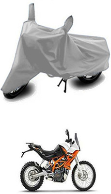 WildKraftZ Two Wheeler Cover for KTM(Silver)