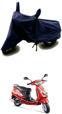 Vedika Collection Two Wheeler Cover for Mahindra(Duro DZ, Blue)