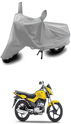 Utkarsh Two Wheeler Cover for Mahindra(Stallio, Silver)