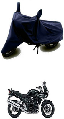 Vedika Collection Two Wheeler Cover for Suzuki(Blue)