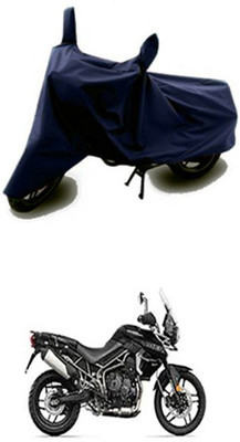 Wadhwa Creations Two Wheeler Cover for Triumph(Tiger 800 XR, Blue)