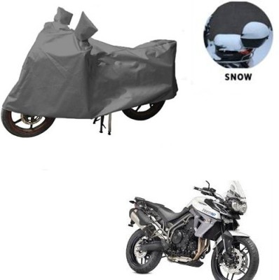 RPSENTTERPR Waterproof Two Wheeler Cover for Triumph(Tiger 800 XR, Grey)