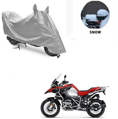 saanvi Waterproof Two Wheeler Cover for BMW(R 1200 GS, Silver)
