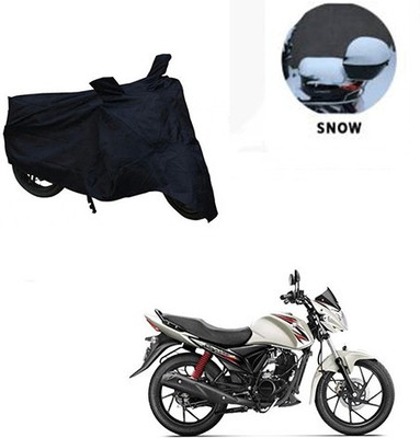 saanvi Waterproof Two Wheeler Cover for Suzuki(Sling Shot, Black)