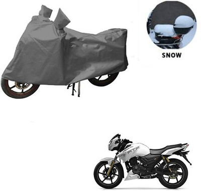 RPSENTTERPR Waterproof Two Wheeler Cover for TVS(Apache RTR 180, Grey)