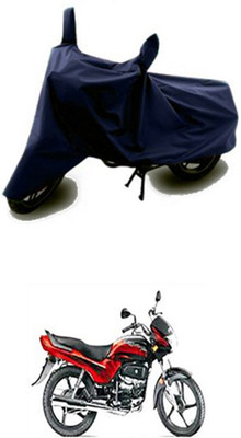 unik auto Two Wheeler Cover for Hero(Passion Plus, Blue)
