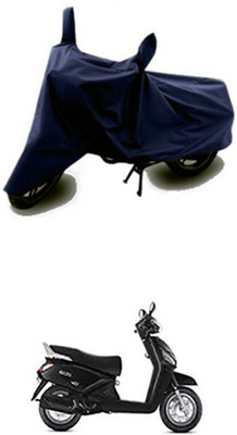Wadhwa Creations Two Wheeler Cover for Mahindra(Blue)