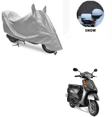 RPSENTTERPR Waterproof Two Wheeler Cover for Indus(Yo Spark, Silver)