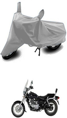 Vedika Collection Two Wheeler Cover for Bajaj(Silver)