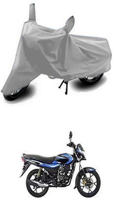 Utkarsh Two Wheeler Cover for Bajaj(Platina 100 DTS-i, Silver)