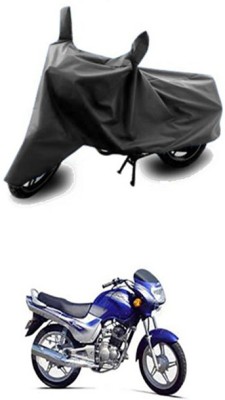 Vedika Collection Two Wheeler Cover for TVS(Victor GLX, Grey)