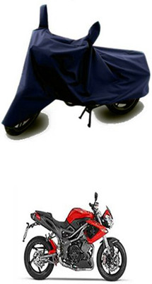 Vedika Collection Two Wheeler Cover for DSK Benelli(Blue)