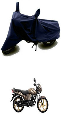 Vedika Collection Two Wheeler Cover for TVS(Blue)