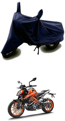 Vedika Collection Two Wheeler Cover for KTM(Duke 390, Blue)