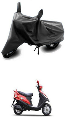 Vedika Collection Two Wheeler Cover for Mahindra(Grey)