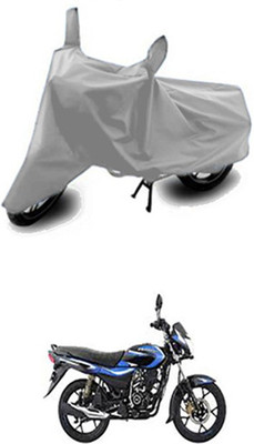 WildKraftZ Two Wheeler Cover for Bajaj(Platina 100 DTS-i, Silver)