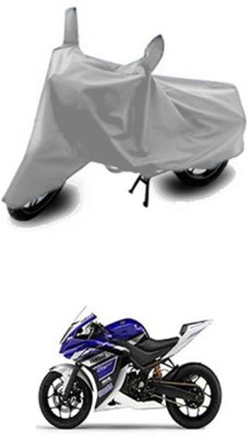 Wadhwa Creations Two Wheeler Cover for Yamaha(YZF R25, Silver)