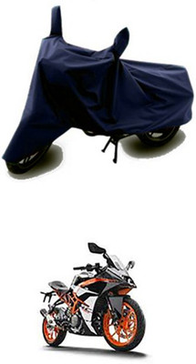 Vedika Collection Two Wheeler Cover for Kawasaki(RC 390, Blue)