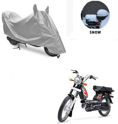 RPSENTTERPR Waterproof Two Wheeler Cover for TVS(Heavy Duty Super XL, Silver)