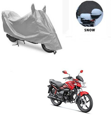 saanvi Waterproof Two Wheeler Cover for Hero(Passion Xpro, Silver)