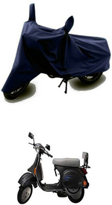 Vedika Collection Two Wheeler Cover for LML(Blue)
