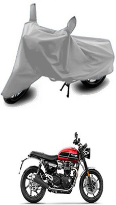 unik auto Two Wheeler Cover for Triumph(Silver)