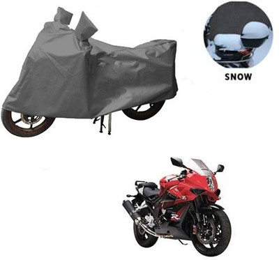 RPSENTTERPR Waterproof Two Wheeler Cover for Hyosung(GT650R, Grey)