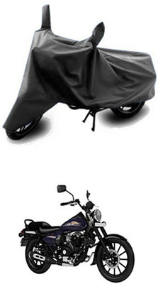 Vedika Collection Two Wheeler Cover for Bajaj(Avenger 150 Street, Grey)