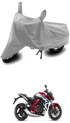 Utkarsh Two Wheeler Cover for Honda(Silver)