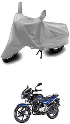 Utkarsh Two Wheeler Cover for Bajaj(Silver)