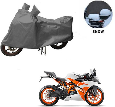 RPSENTTERPR Waterproof Two Wheeler Cover for KTM(Duke 200, Grey)