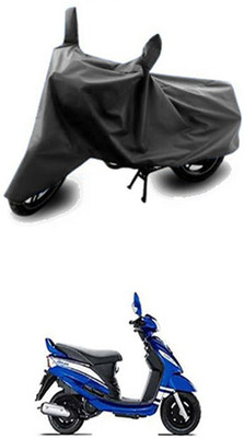 Vedika Collection Two Wheeler Cover for Mahindra(Rodeo RZ, Grey)