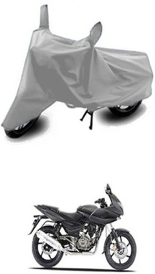 Wadhwa Creations Two Wheeler Cover for Bajaj(Pulsar 220 DTS-i, Silver)