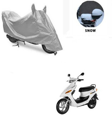 RPSENTTERPR Waterproof Two Wheeler Cover for Indus(Yo Electron, Silver)