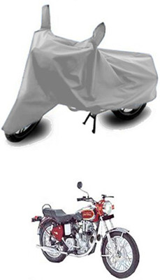 Wild Panther Two Wheeler Cover for Royal Enfield(Silver)