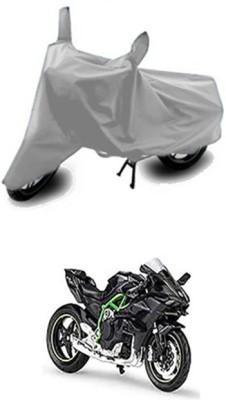 Utkarsh Two Wheeler Cover for Kawasaki(Ninja, Silver)