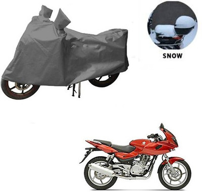 RPSENTTERPR Waterproof Two Wheeler Cover for Bajaj(Pulsar 220 DTS-i, Grey)