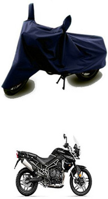 Wadhwa Creations Two Wheeler Cover for Triumph(Blue)