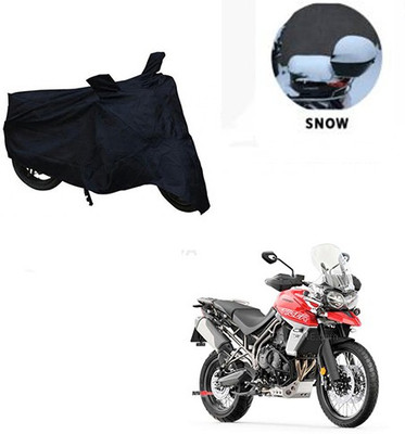 RPSENTTERPR Waterproof Two Wheeler Cover for Triumph(Tiger 800 XCA, Black)