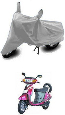 Utkarsh Two Wheeler Cover for Kinetic(Nova, Silver)