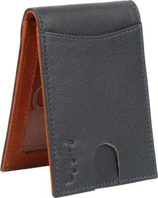 LYKIN Men Multicolor Genuine Leather Wallet(5 Card Slots)